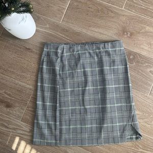 Plaid Miniskirt